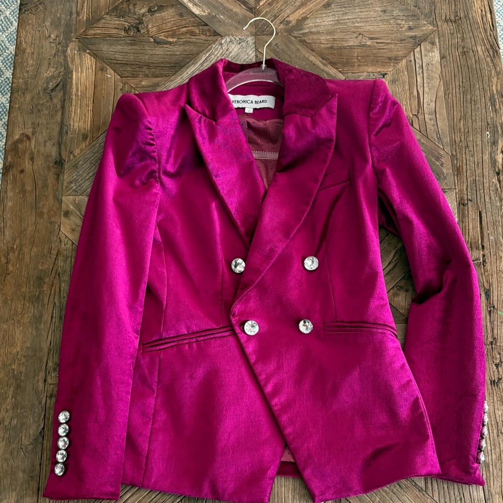 Veronica Beard Elam Velvet Blazer